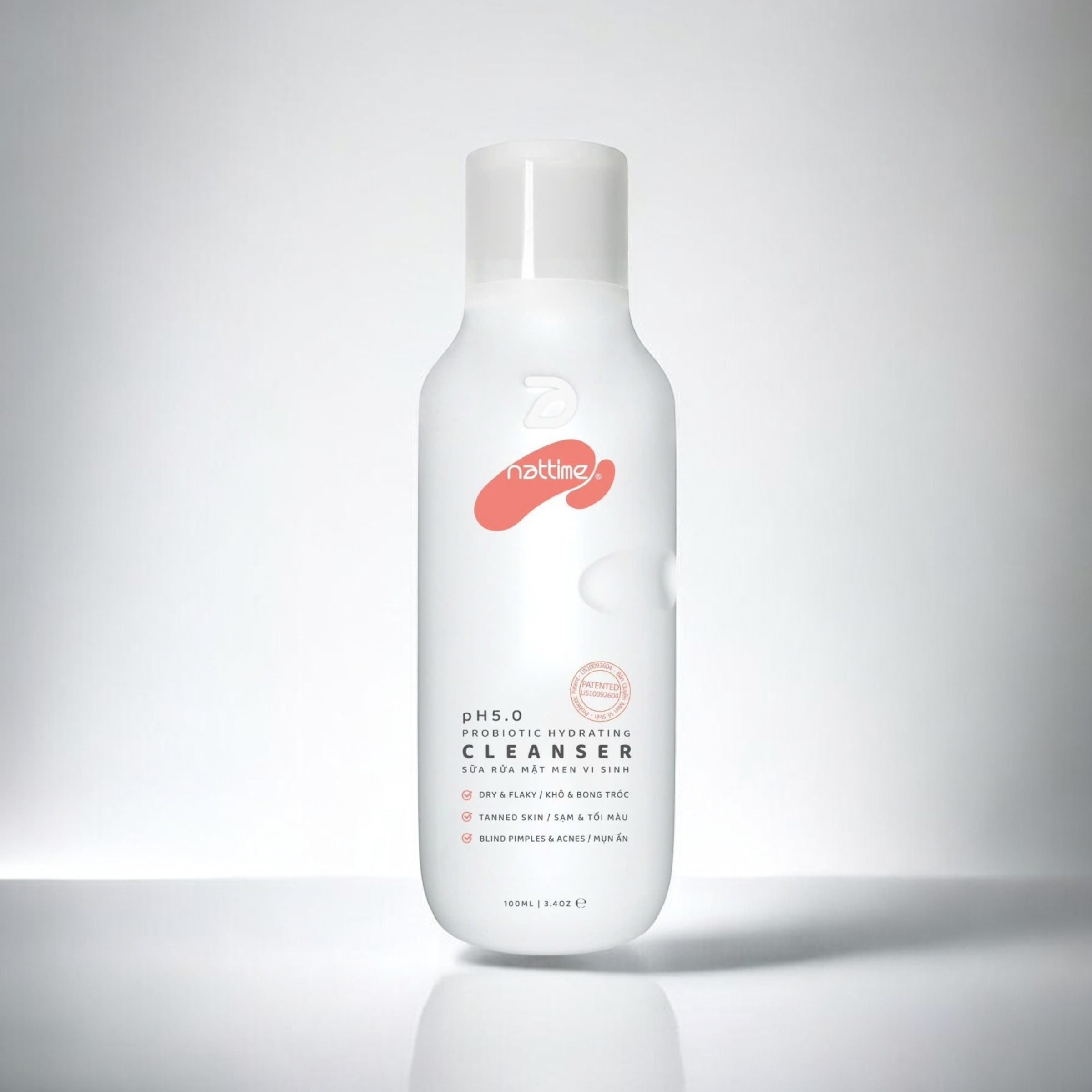 Sữa Rửa Mặt Men Vi Sinh 3In1 Nattime pH5